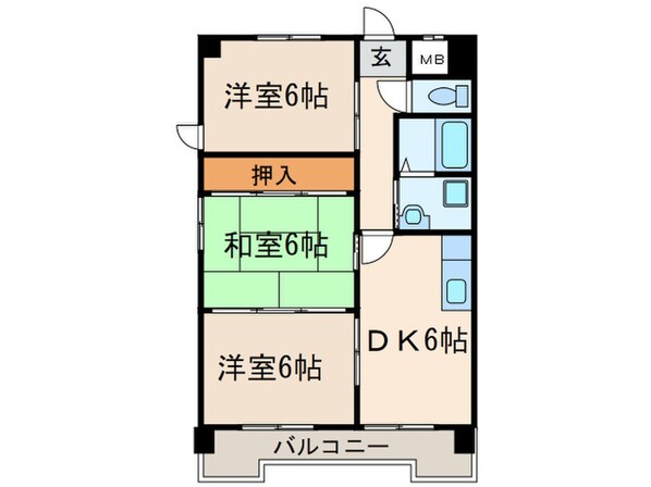 藤森ハイムの物件間取画像